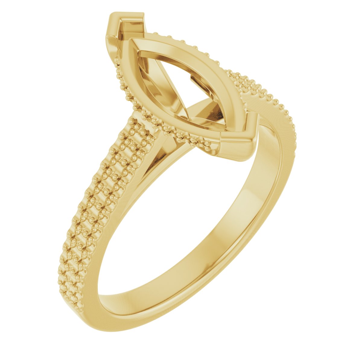 Hidden Halo-Style Engagement Ring