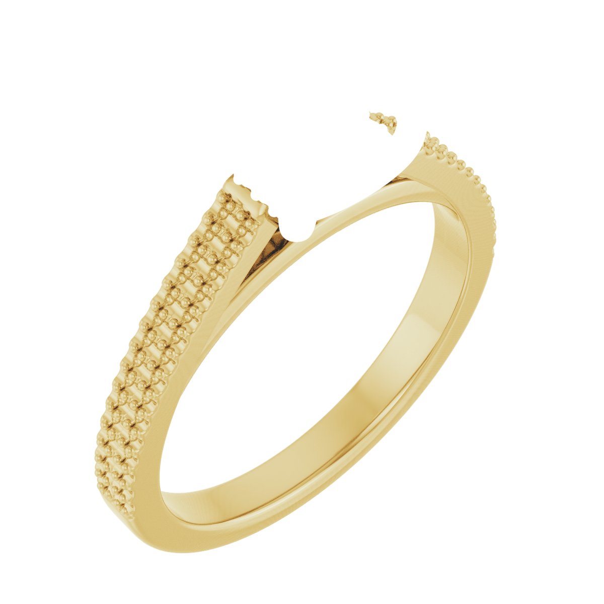 Hidden Halo-Style Engagement Ring