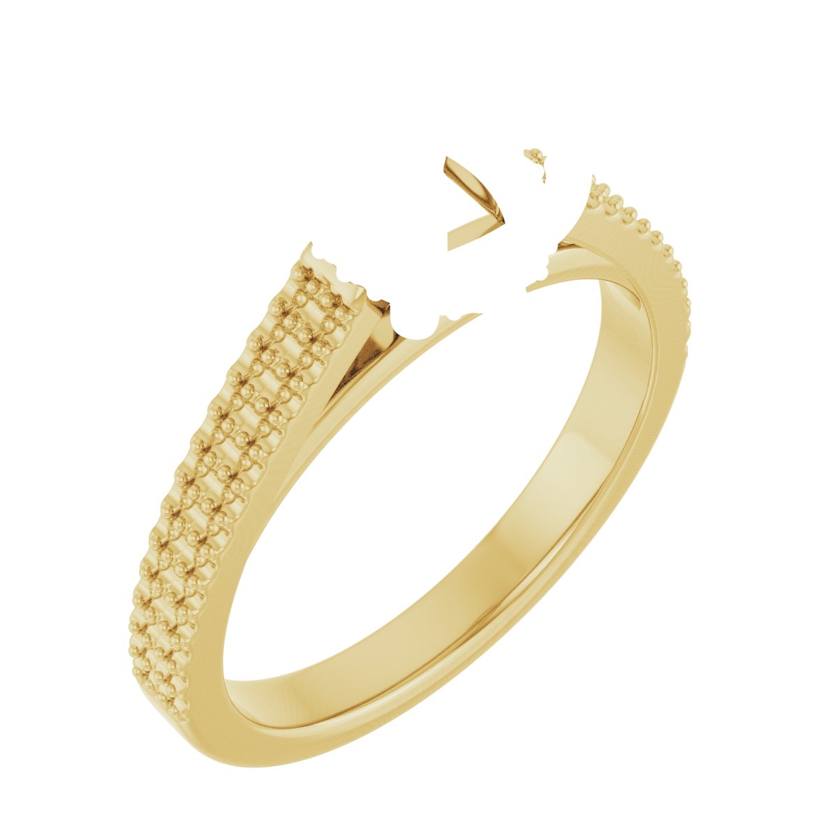 Hidden Halo-Style Engagement Ring
