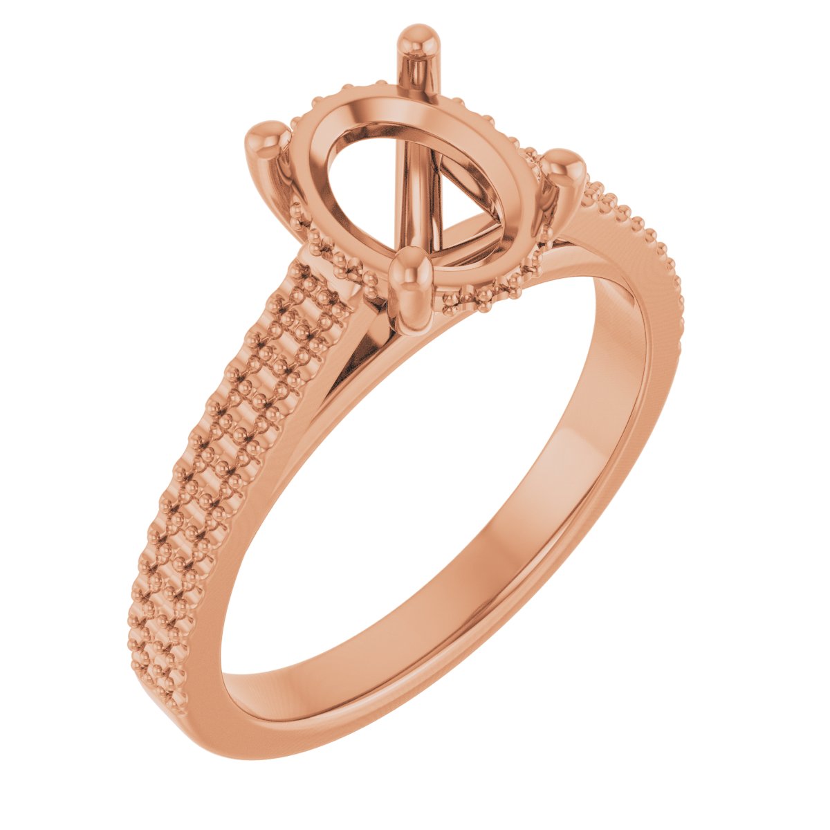 Hidden Halo-Style Engagement Ring