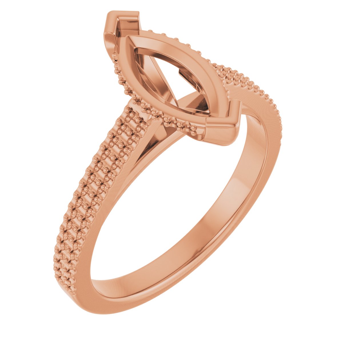 Hidden Halo-Style Engagement Ring