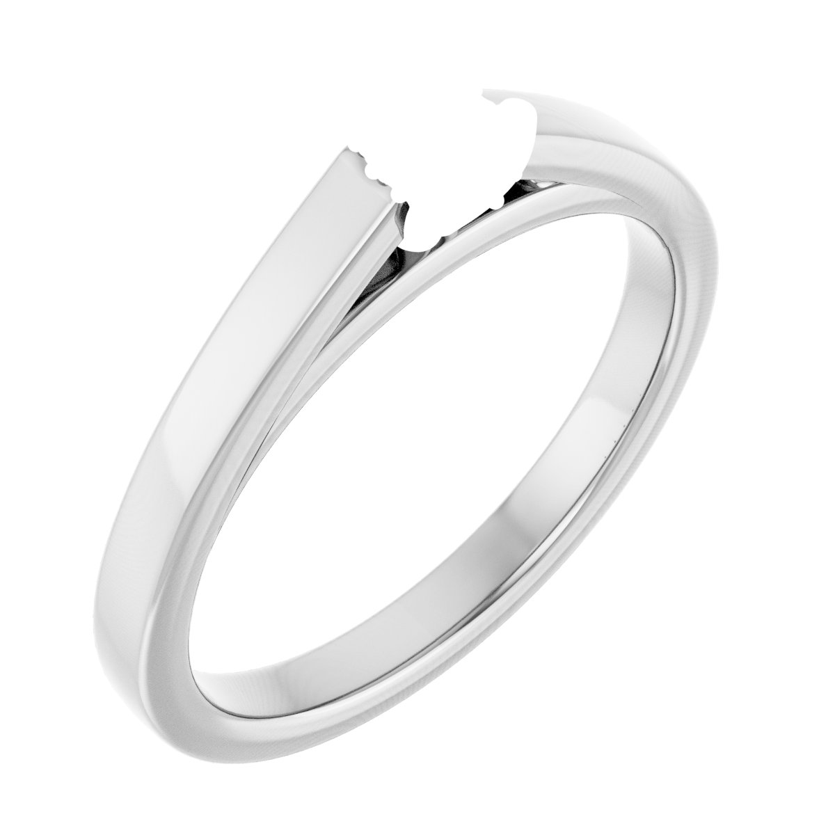 Hidden Halo-Style Engagement Ring
