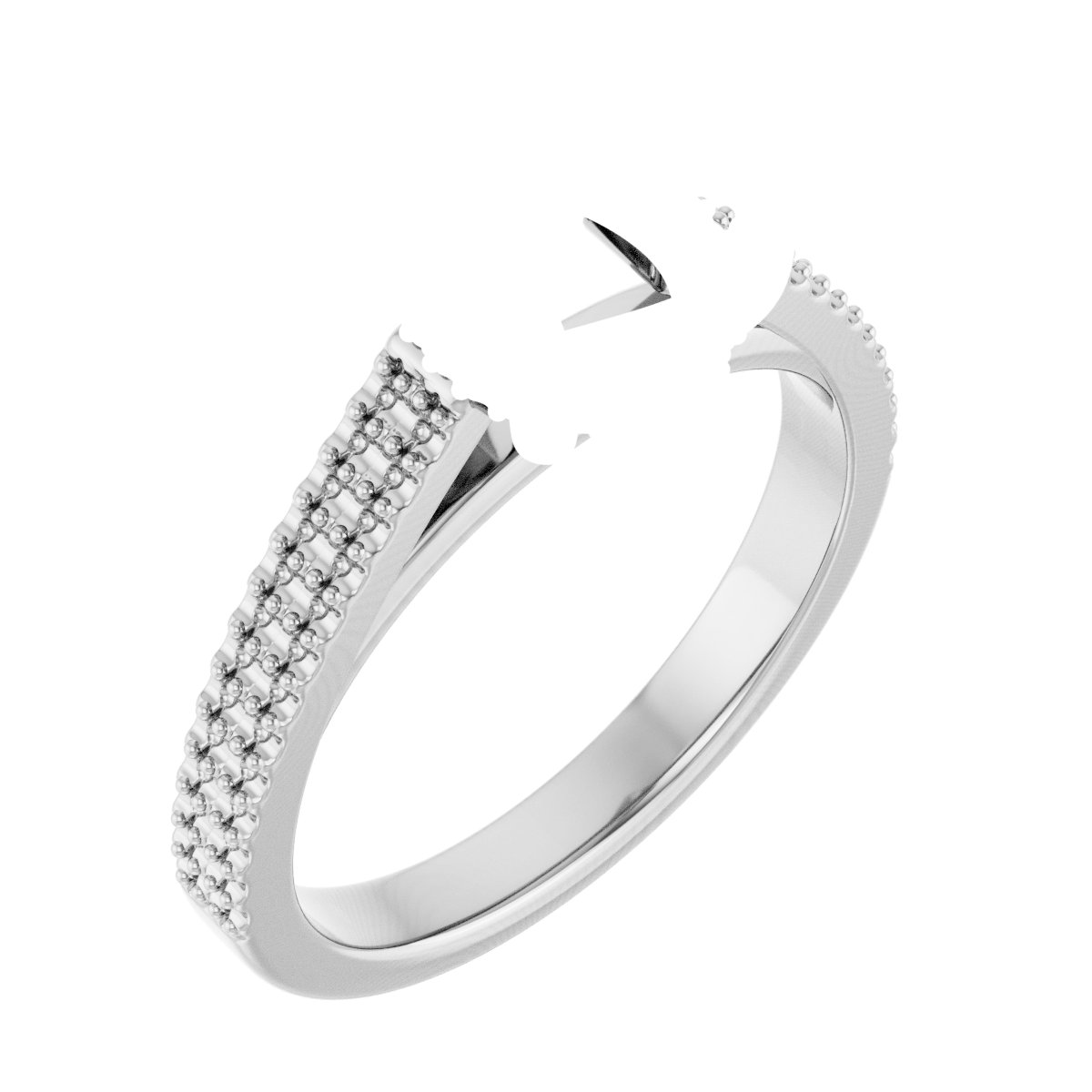 Hidden Halo-Style Engagement Ring