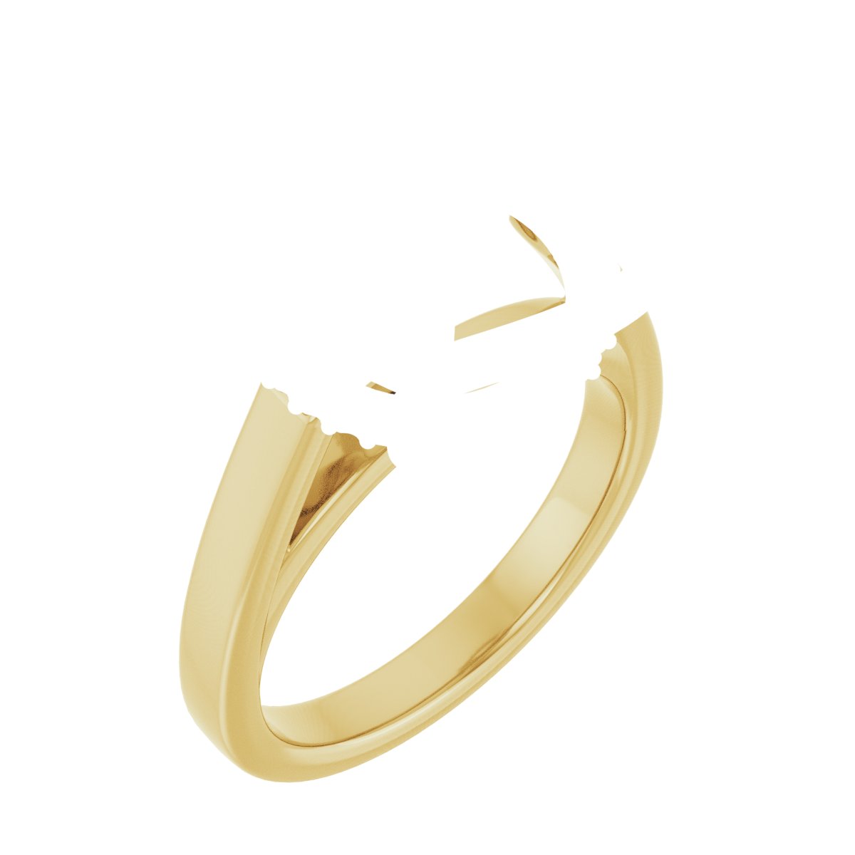 Hidden Halo-Style Engagement Ring