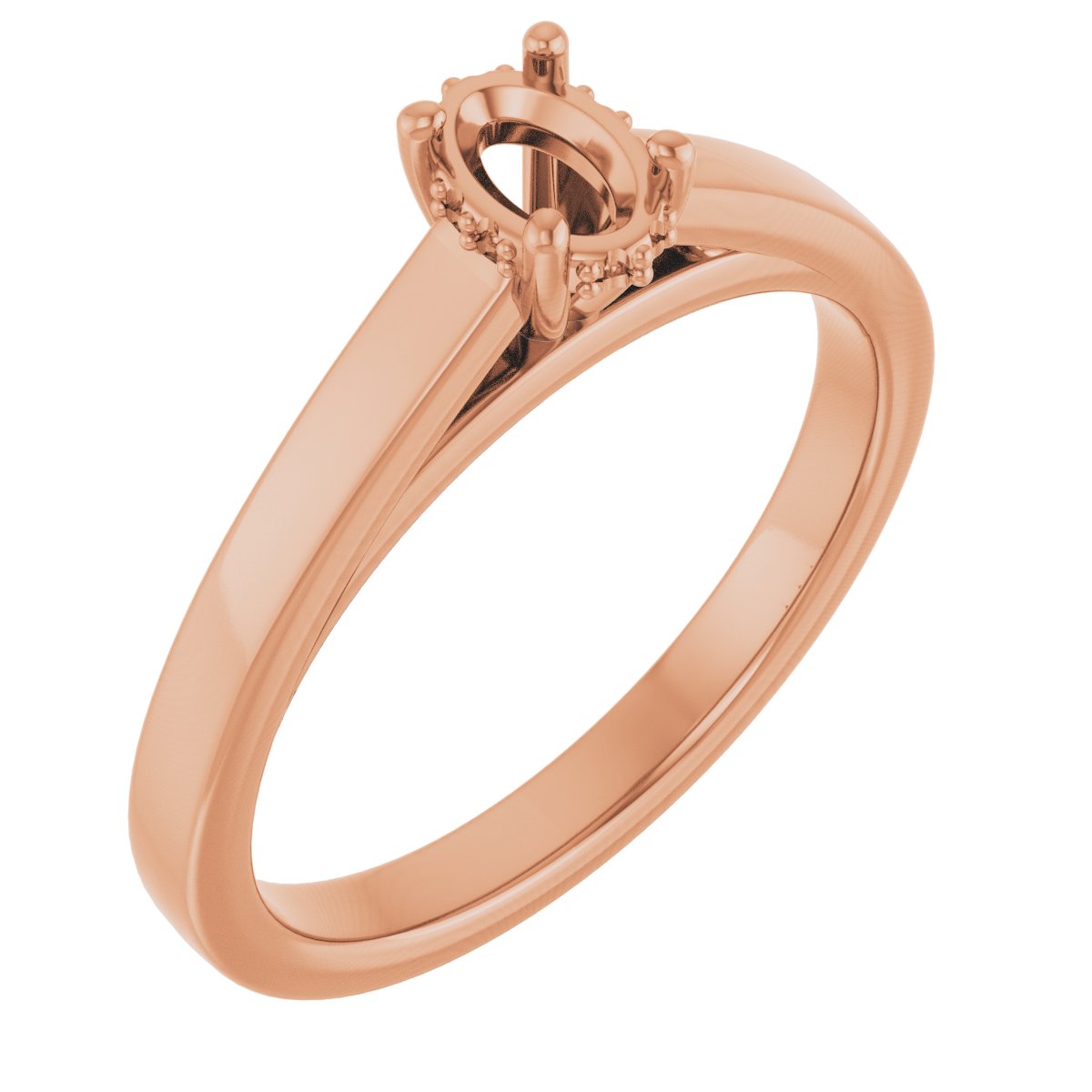 Hidden Halo-Style Engagement Ring
