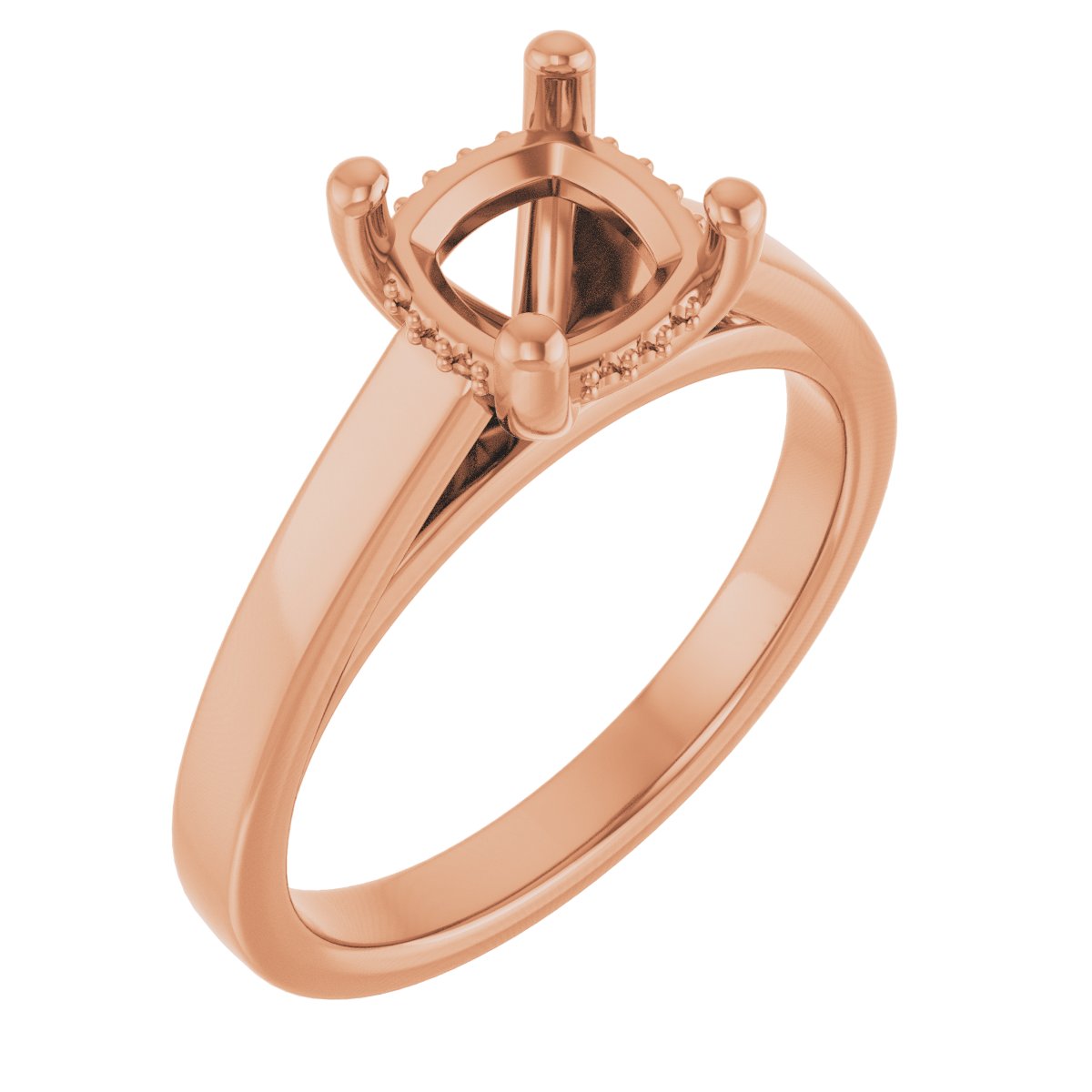Hidden Halo-Style Engagement Ring