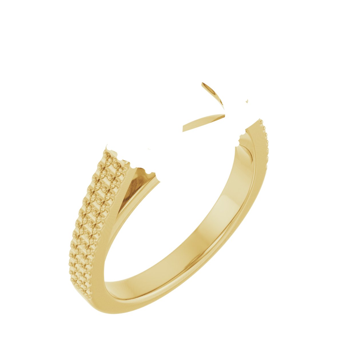 Hidden Halo-Style Engagement Ring