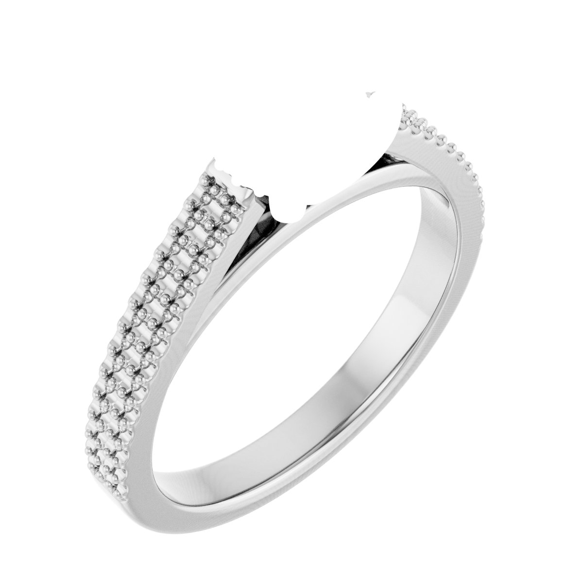 Hidden Halo-Style Engagement Ring