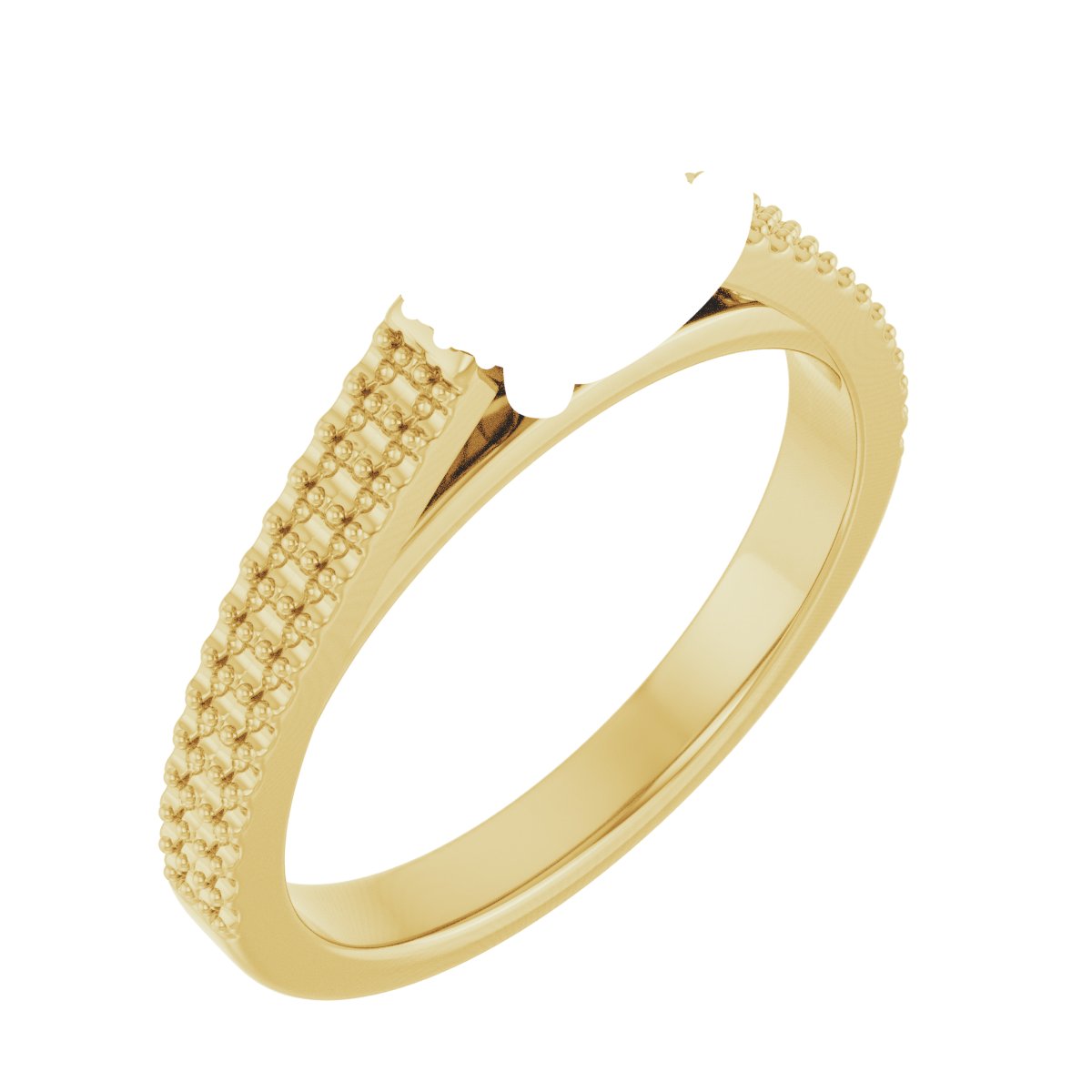 Hidden Halo-Style Engagement Ring