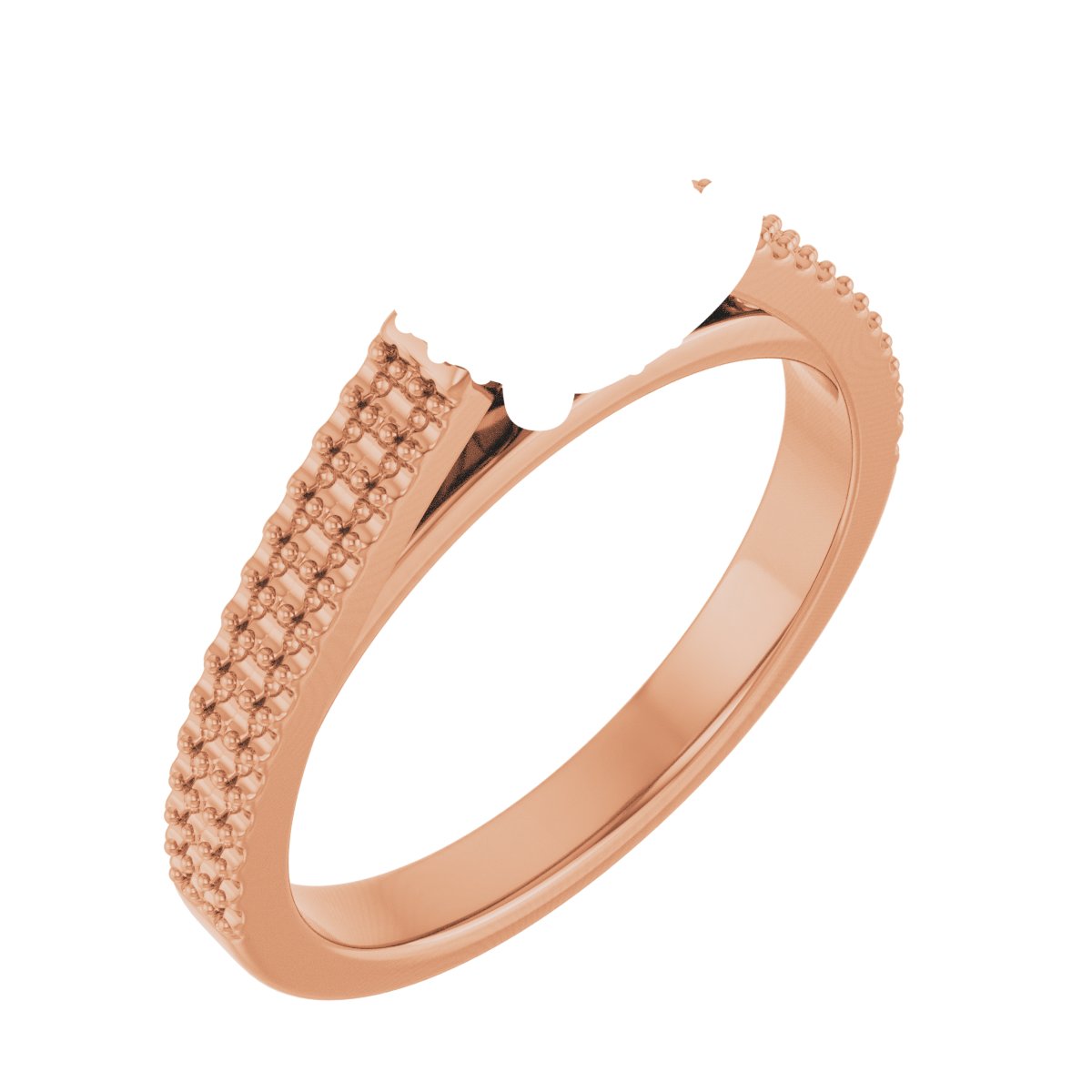 Hidden Halo-Style Engagement Ring