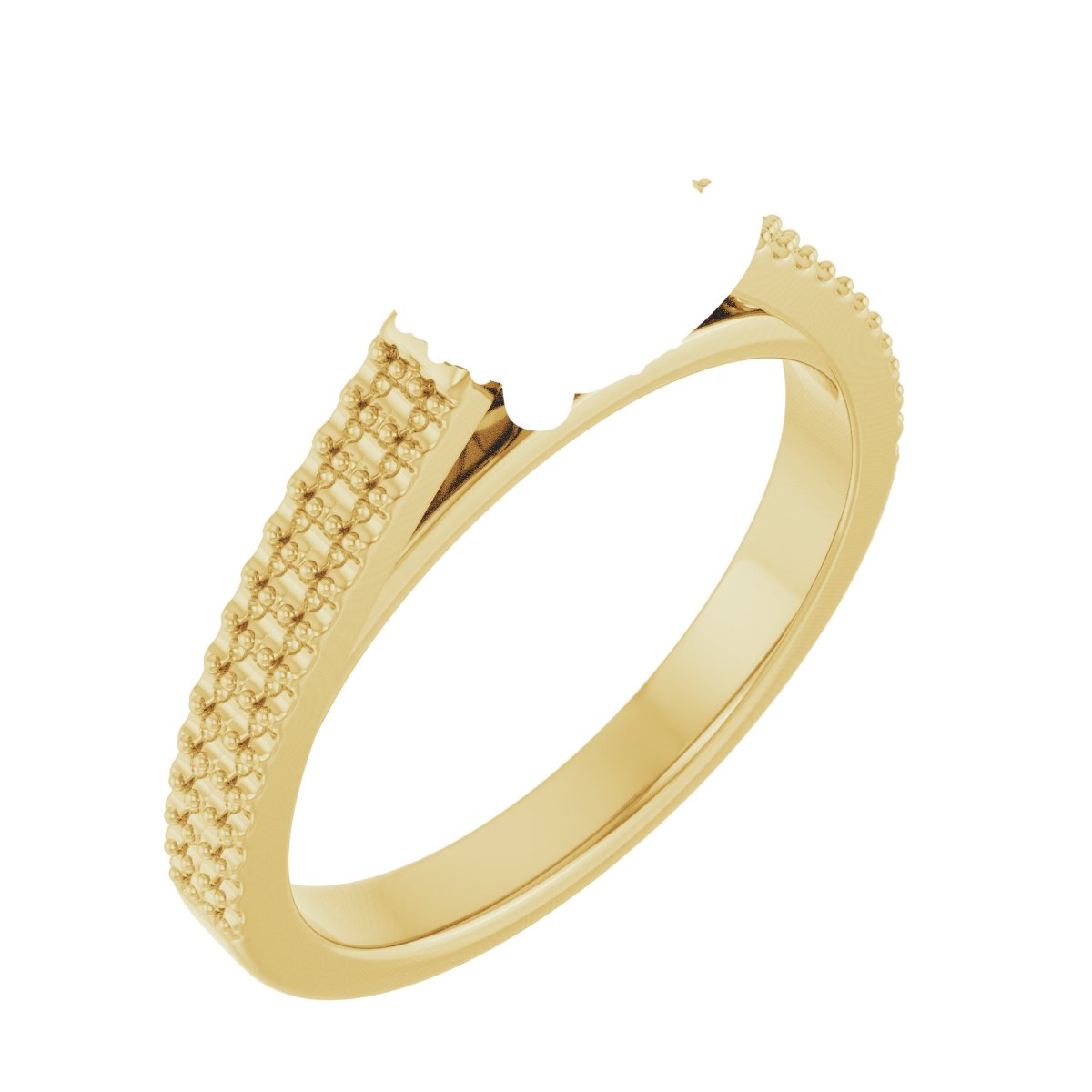 Hidden Halo-Style Engagement Ring