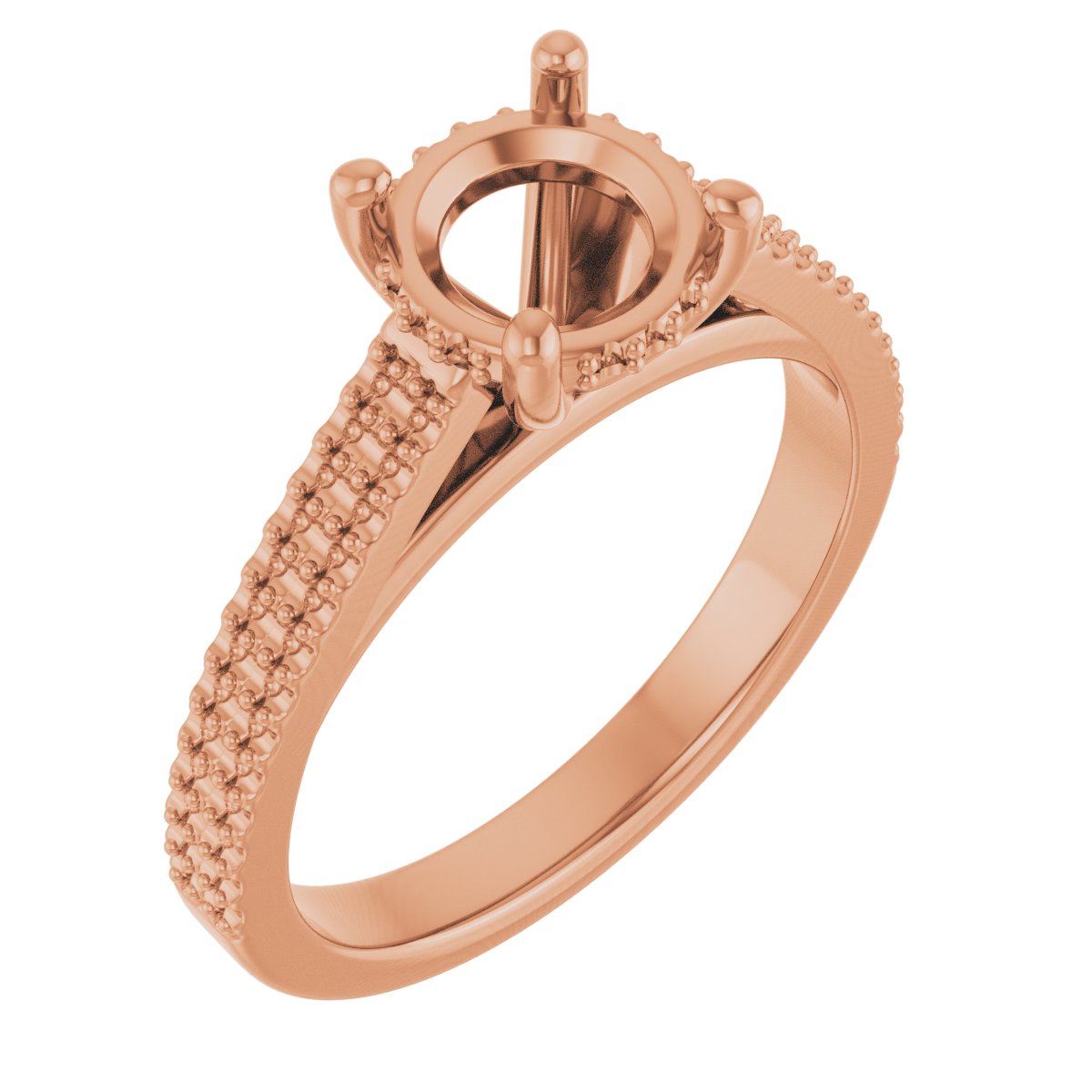 Hidden Halo-Style Engagement Ring