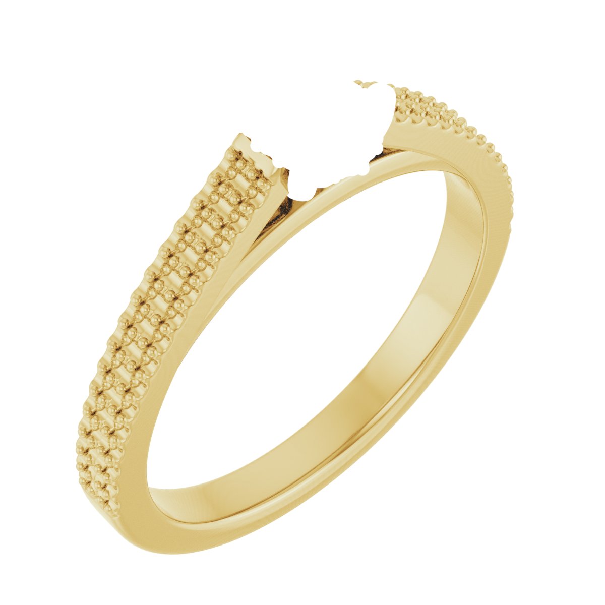Hidden Halo-Style Engagement Ring