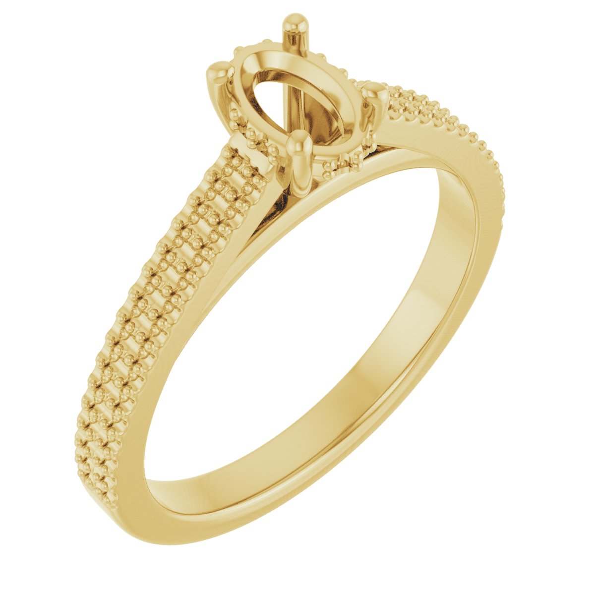 Hidden Halo-Style Engagement Ring
