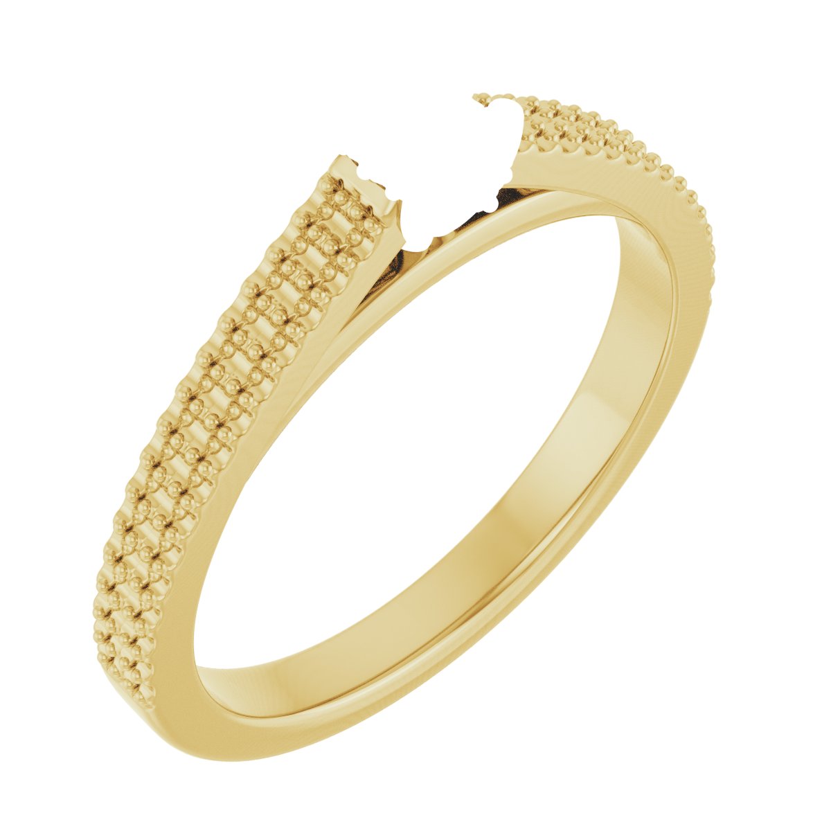 Hidden Halo-Style Engagement Ring
