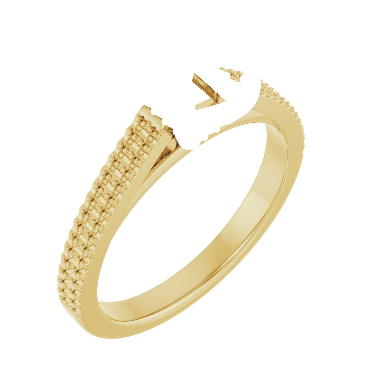 Hidden Halo-Style Engagement Ring