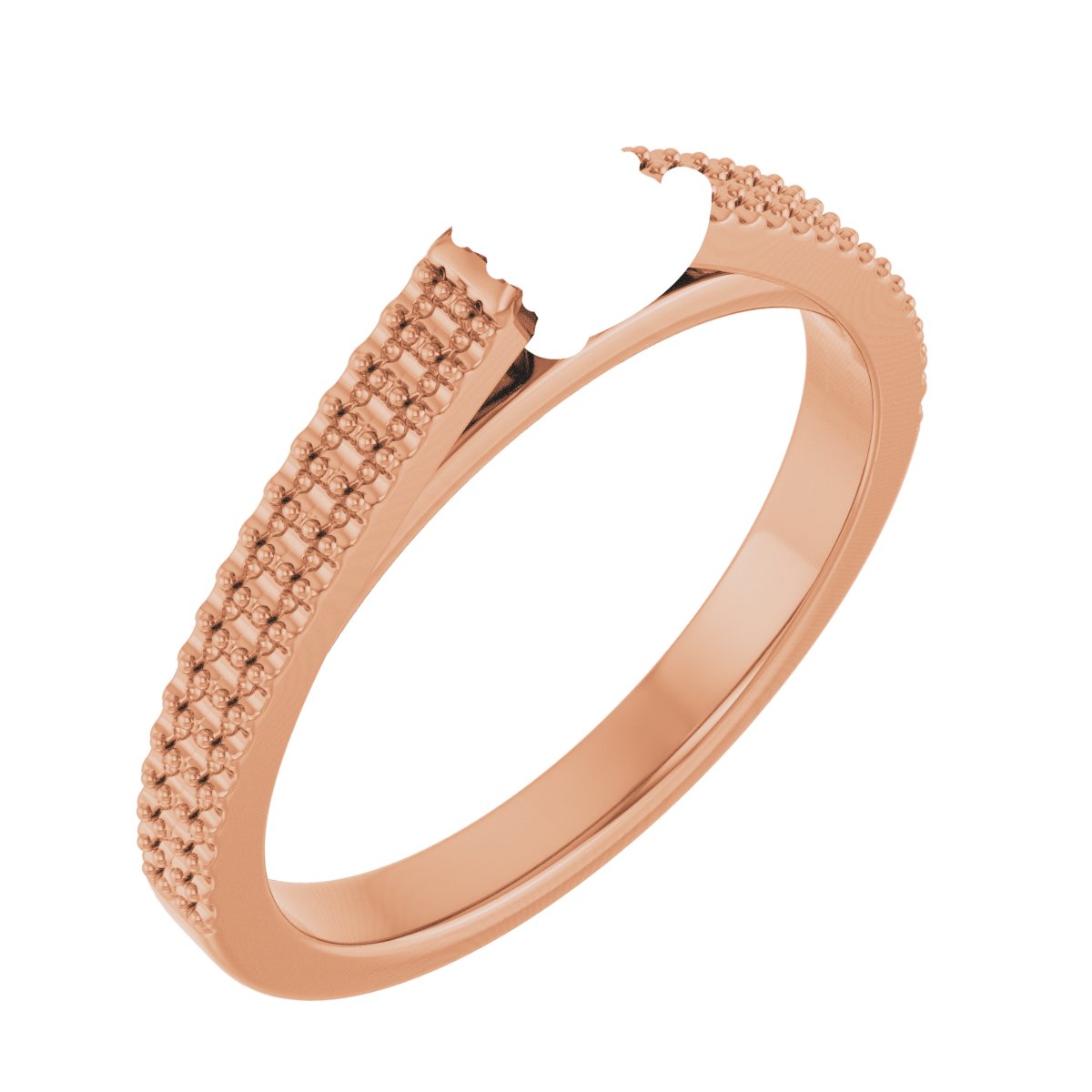 Hidden Halo-Style Engagement Ring