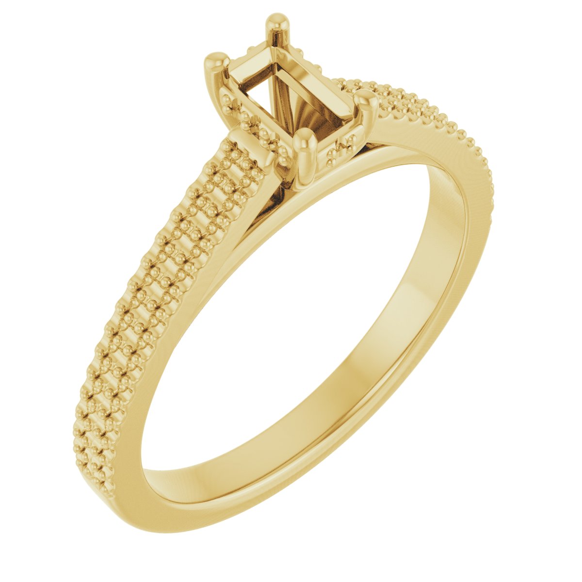 Hidden Halo-Style Engagement Ring