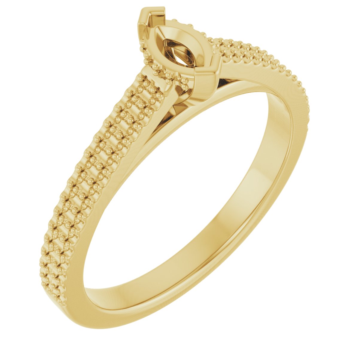 Hidden Halo-Style Engagement Ring