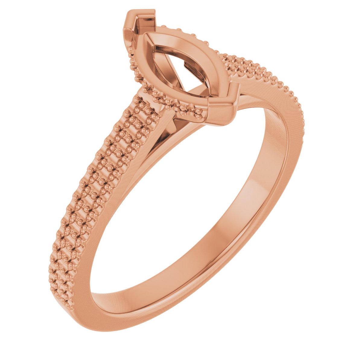Hidden Halo-Style Engagement Ring