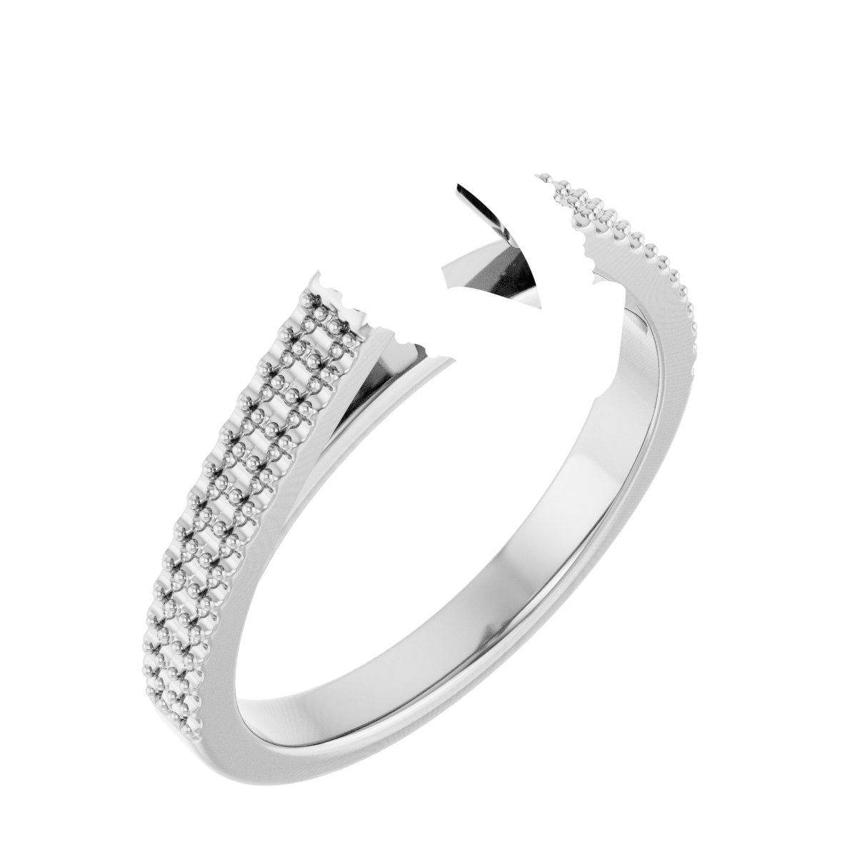 Hidden Halo-Style Engagement Ring