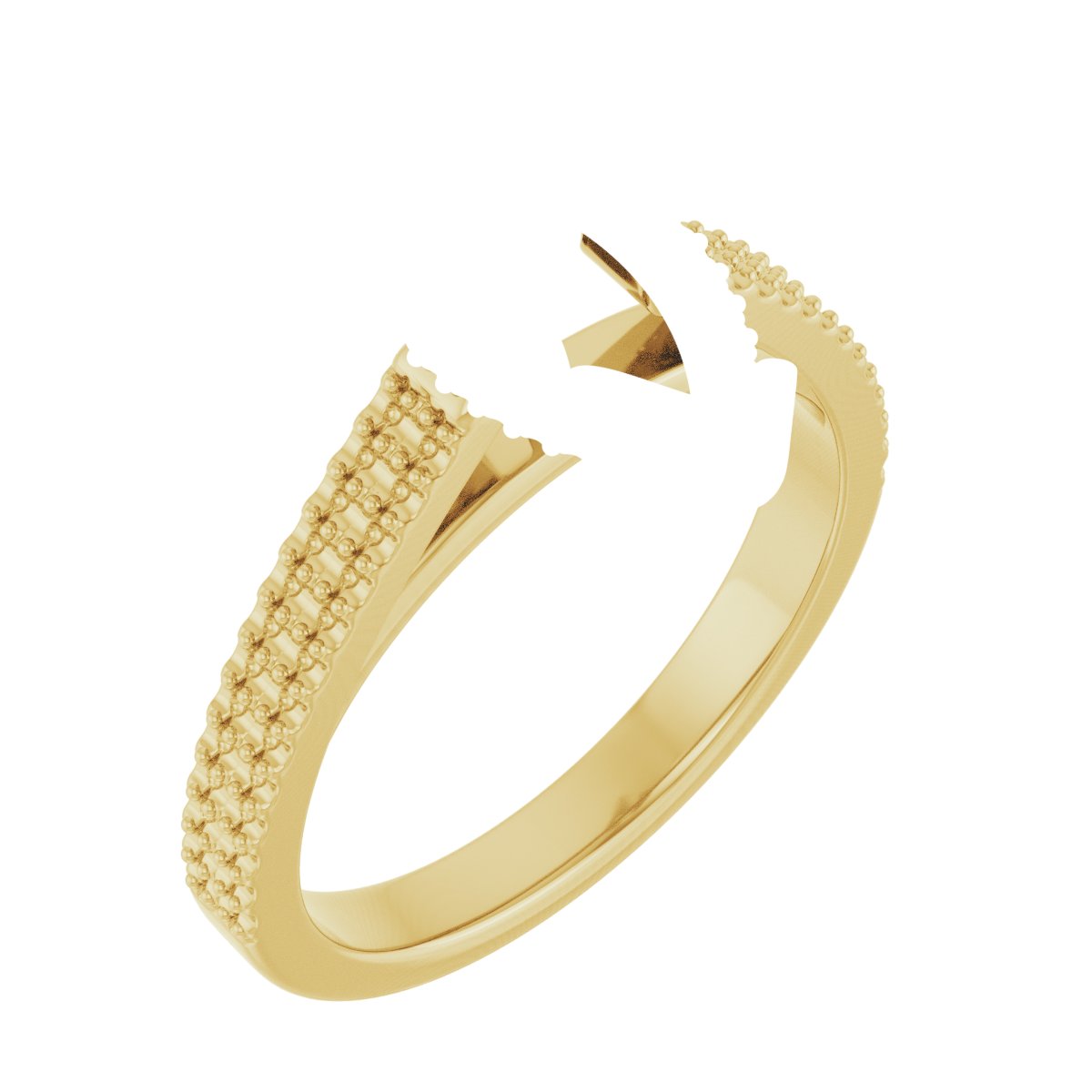 Hidden Halo-Style Engagement Ring