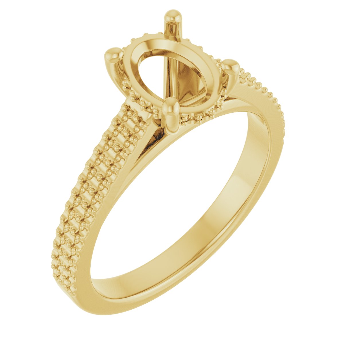 Hidden Halo-Style Engagement Ring