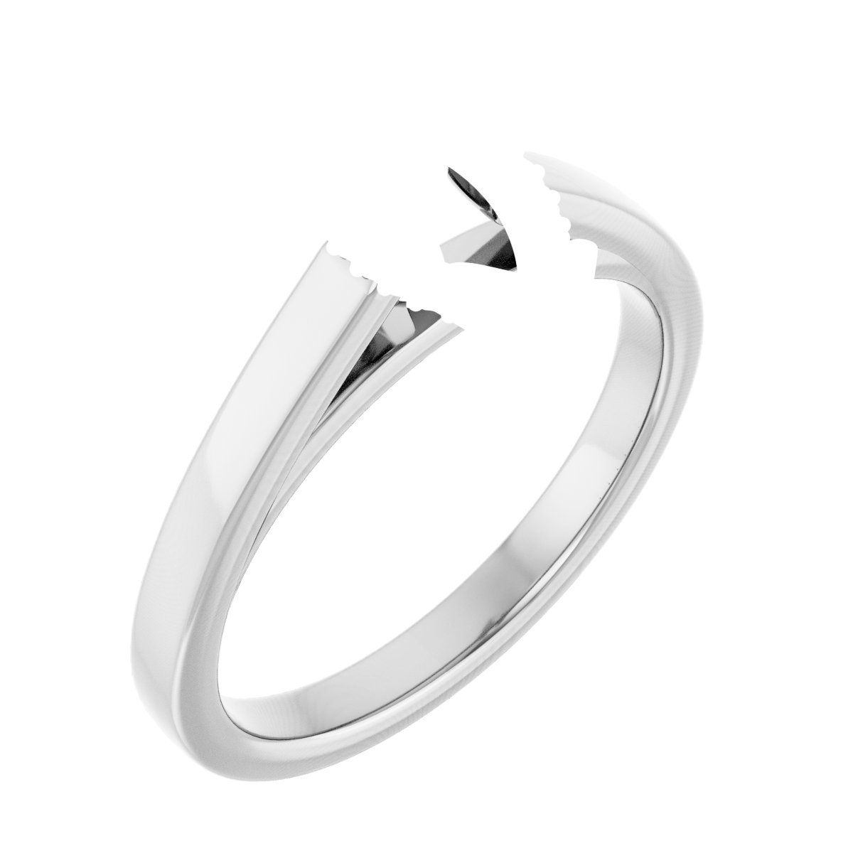 Hidden Halo-Style Engagement Ring