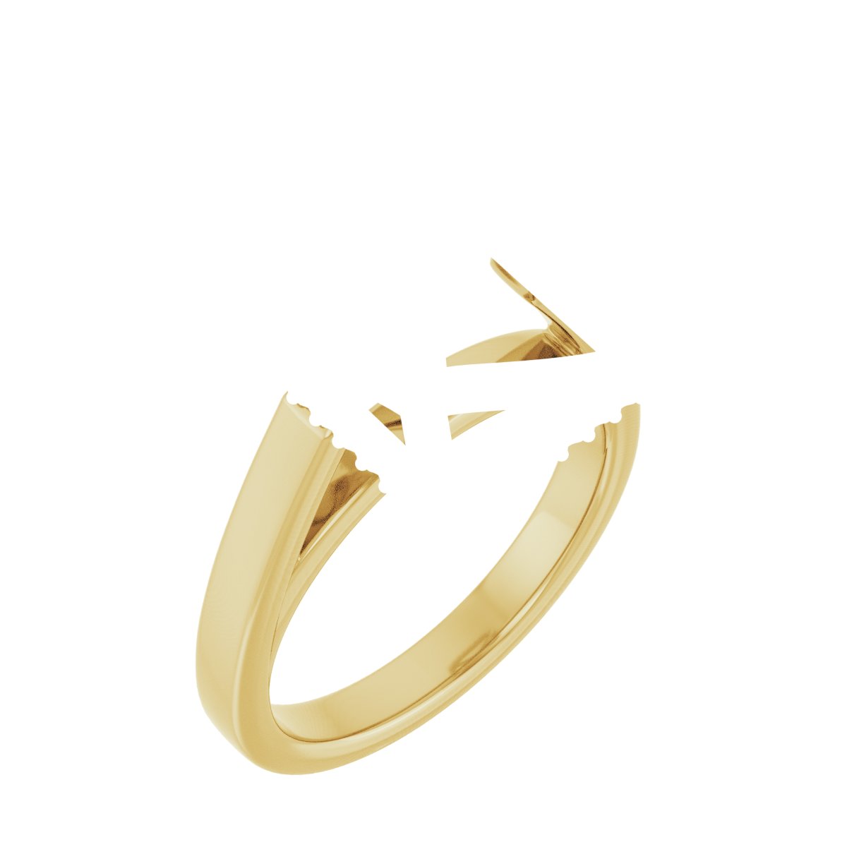 Hidden Halo-Style Engagement Ring