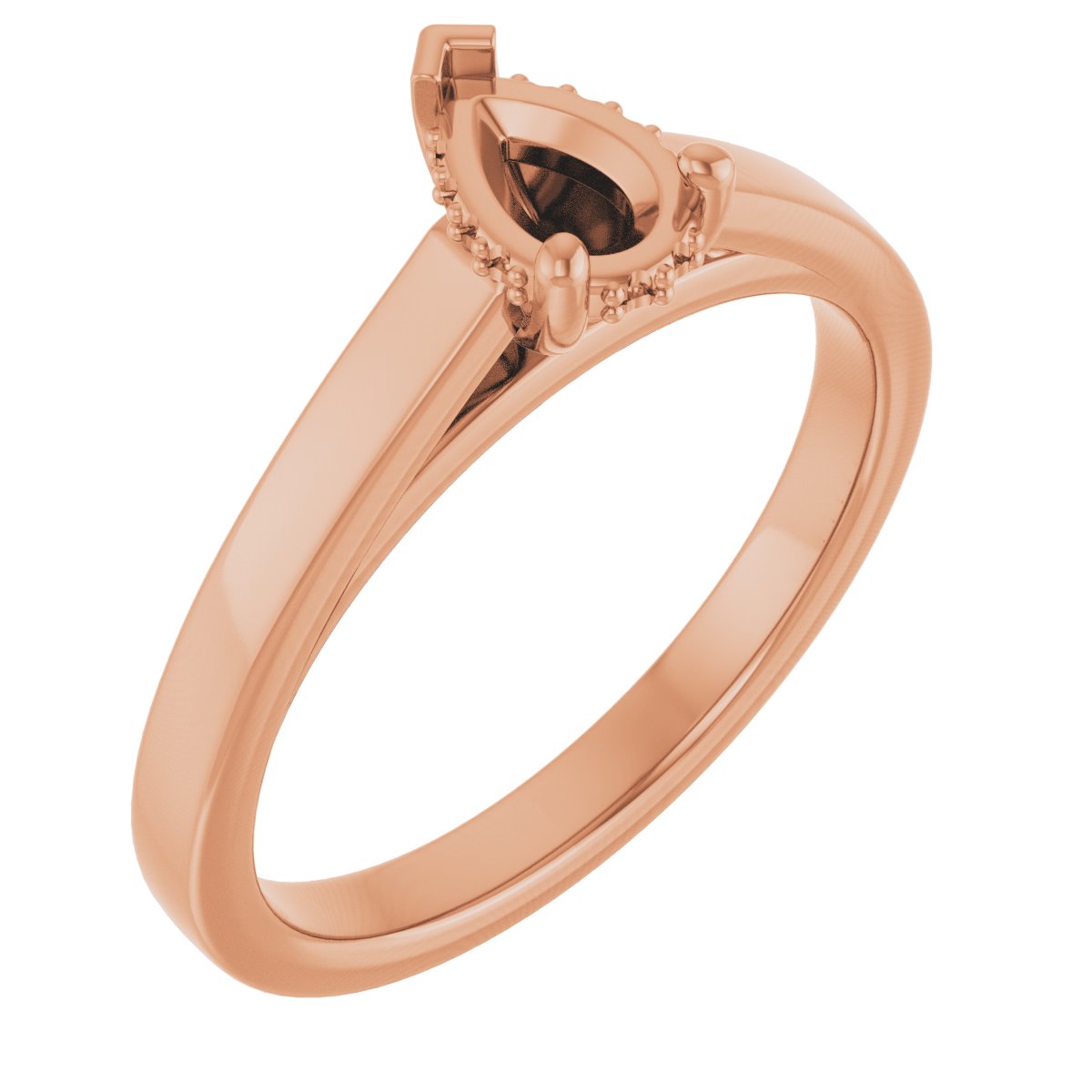 Hidden Halo-Style Engagement Ring