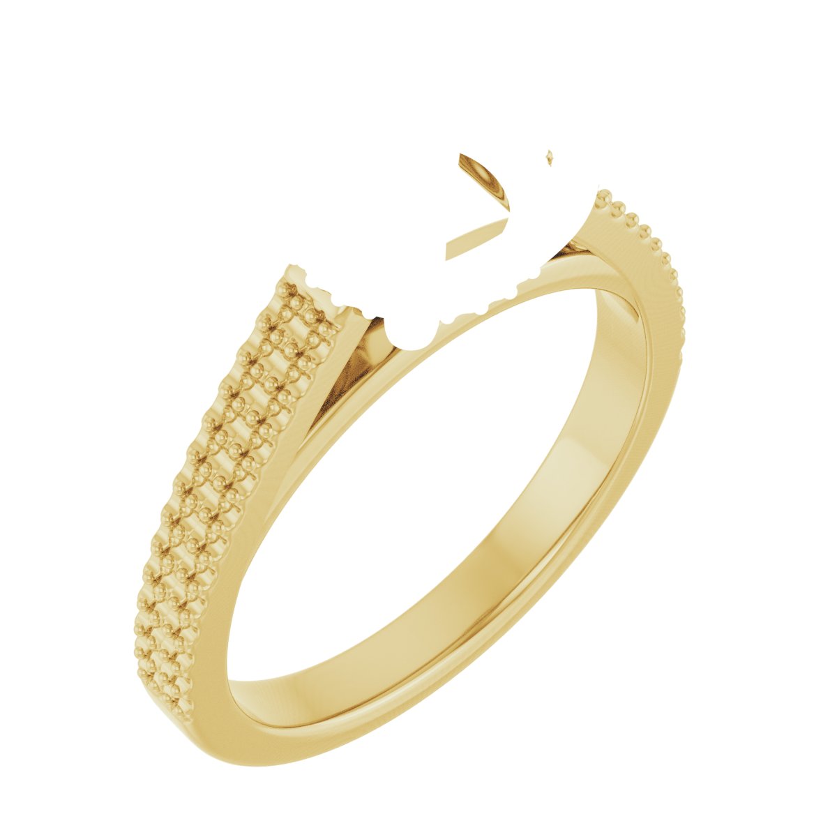 Hidden Halo-Style Engagement Ring
