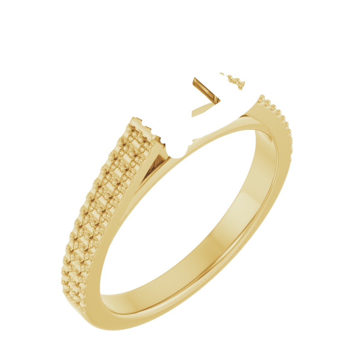 Hidden Halo-Style Engagement Ring