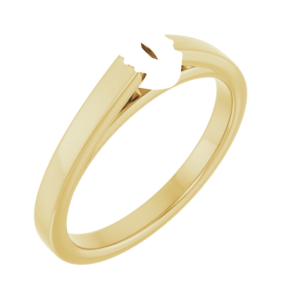 Hidden Halo-Style Engagement Ring