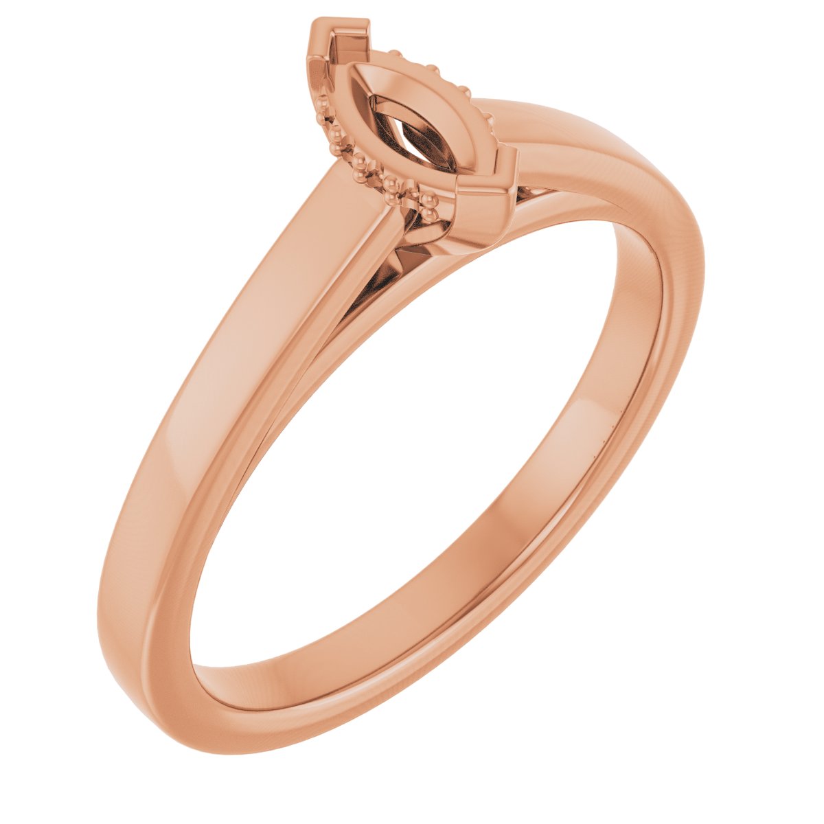 Hidden Halo-Style Engagement Ring