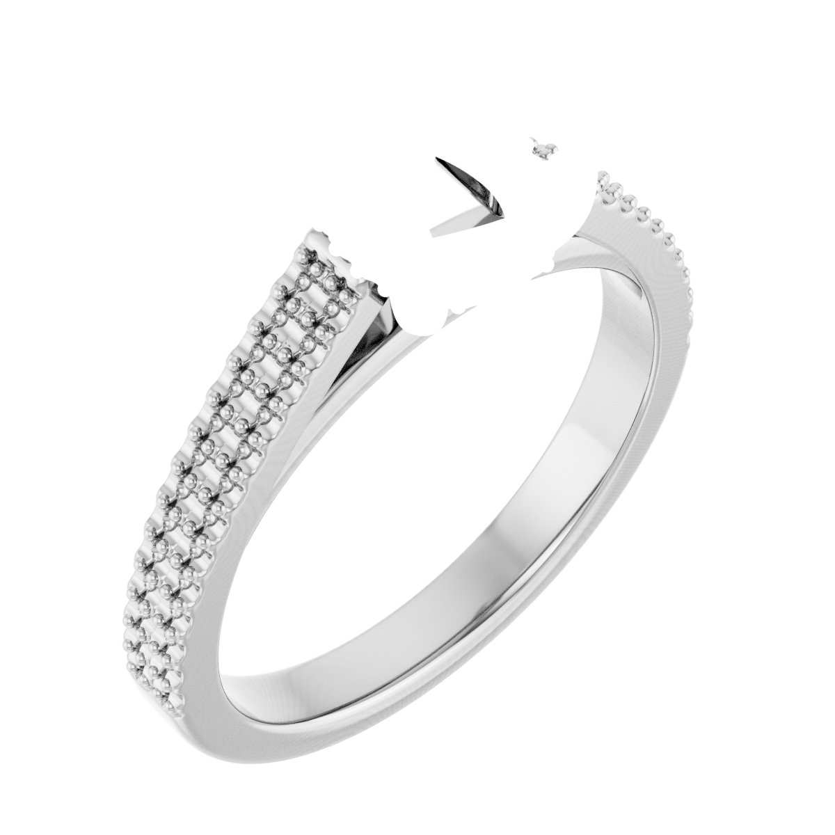 Hidden Halo-Style Engagement Ring