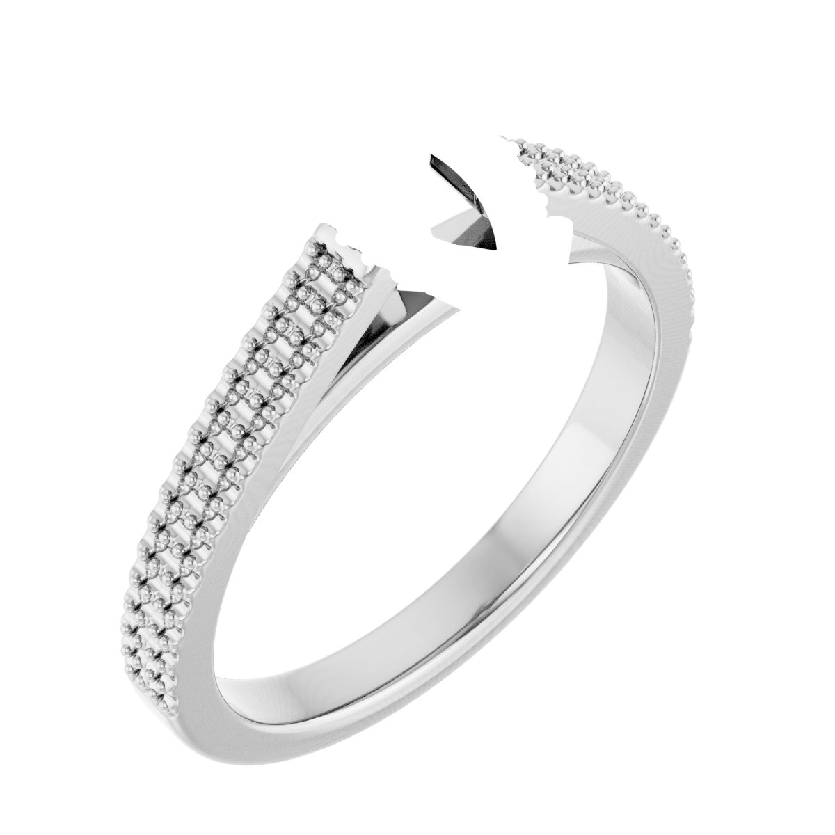 Hidden Halo-Style Engagement Ring