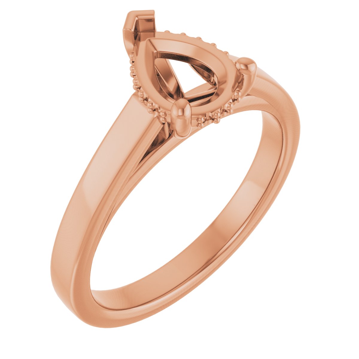 Hidden Halo-Style Engagement Ring