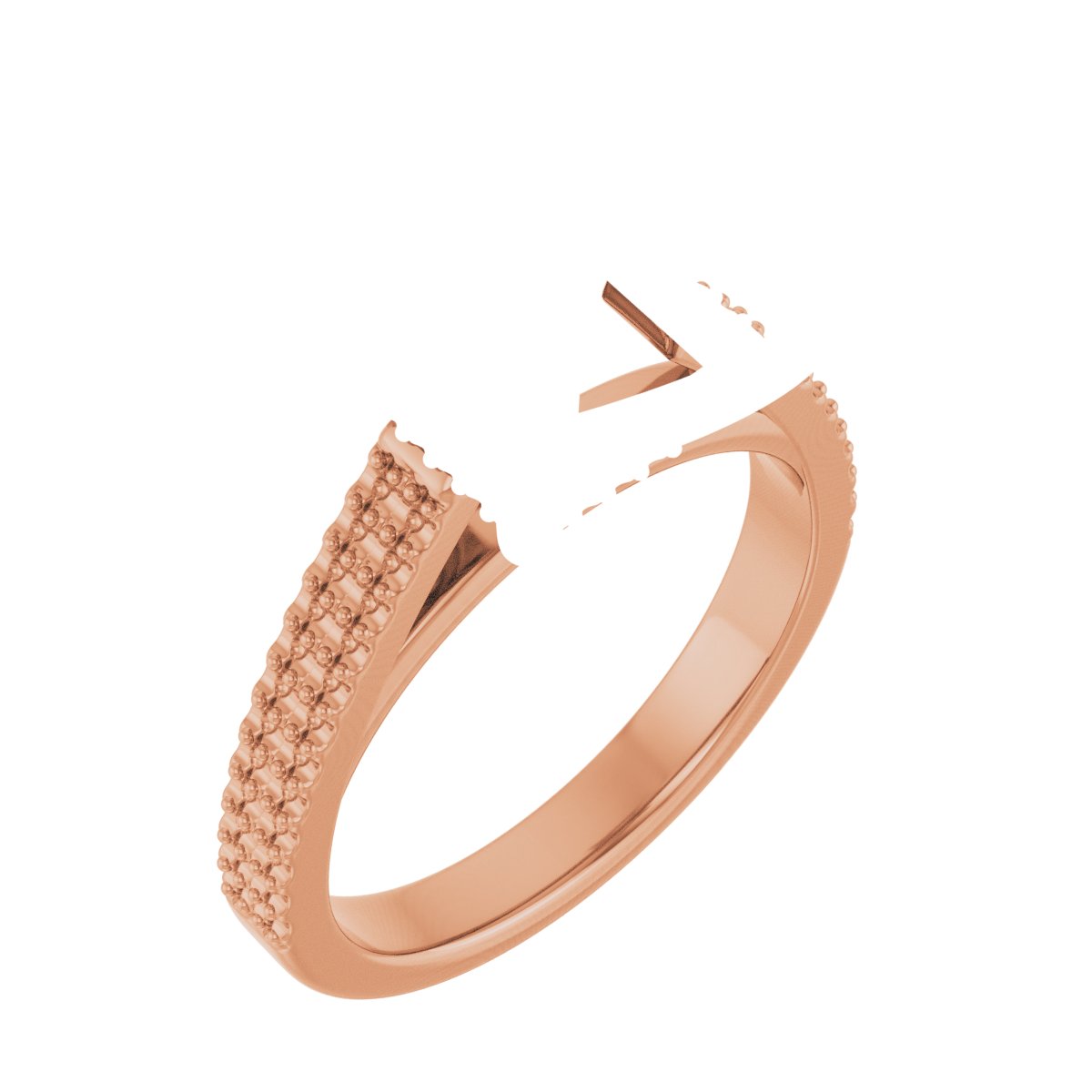 Hidden Halo-Style Engagement Ring