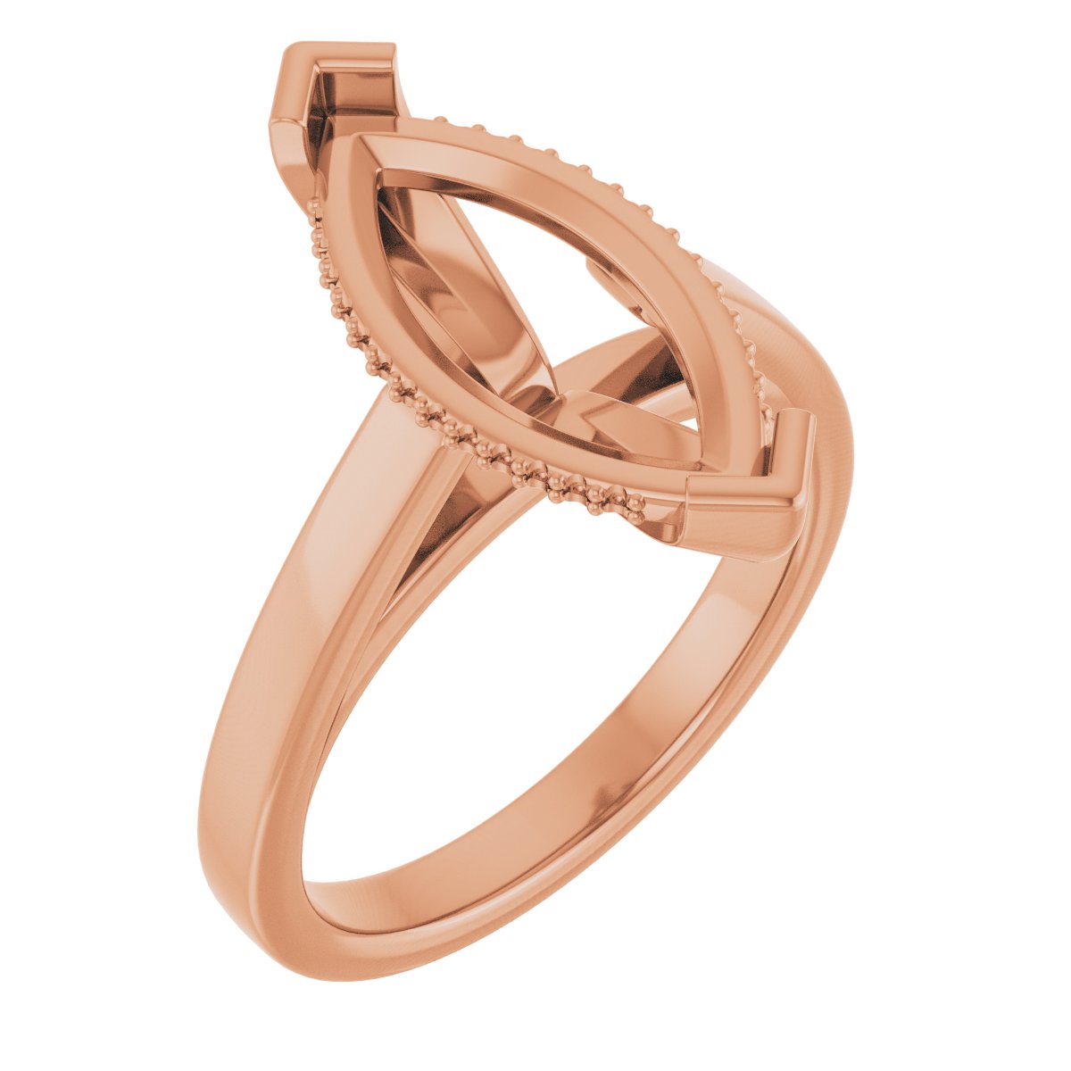 Hidden Halo-Style Engagement Ring