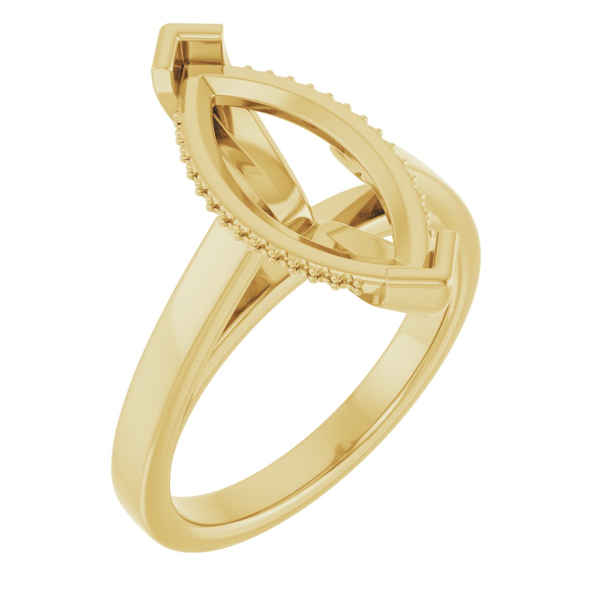 Hidden Halo-Style Engagement Ring