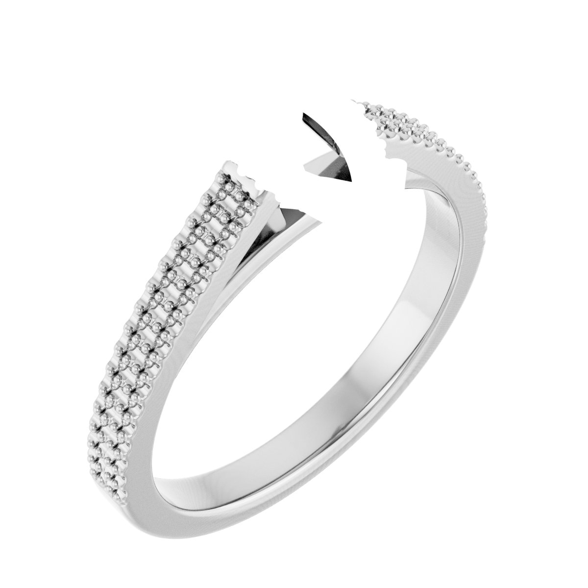 Hidden Halo-Style Engagement Ring