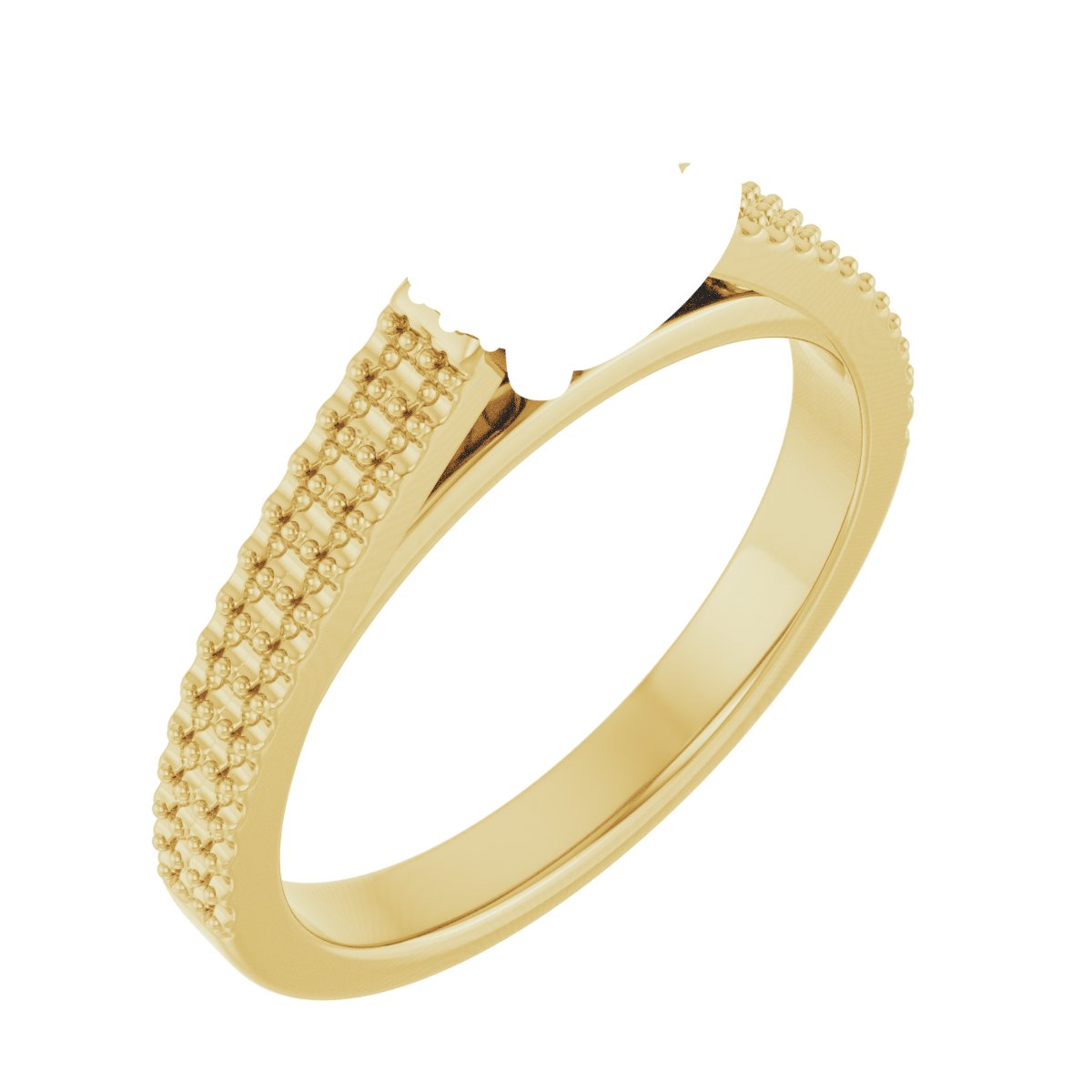 Hidden Halo-Style Engagement Ring