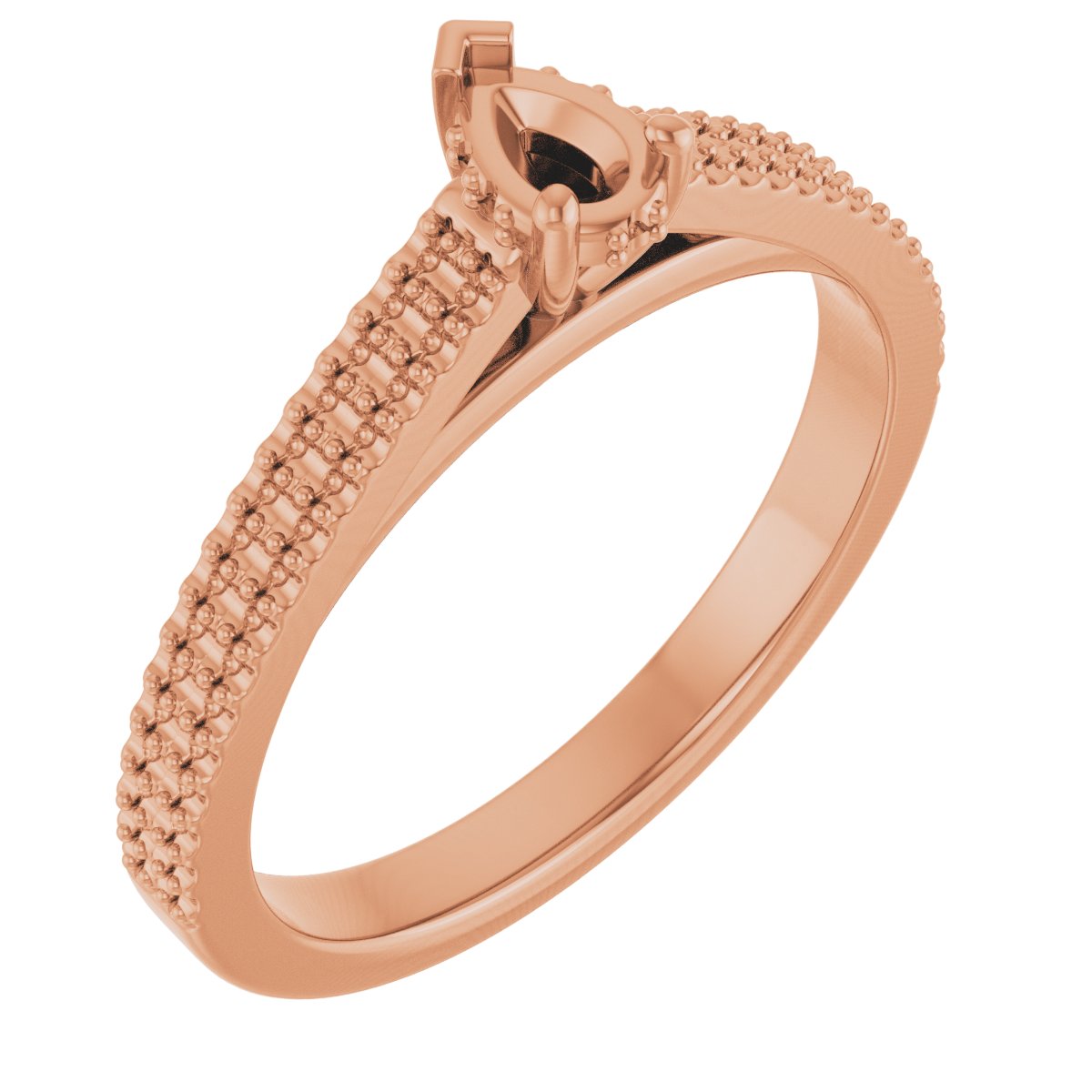 Hidden Halo-Style Engagement Ring