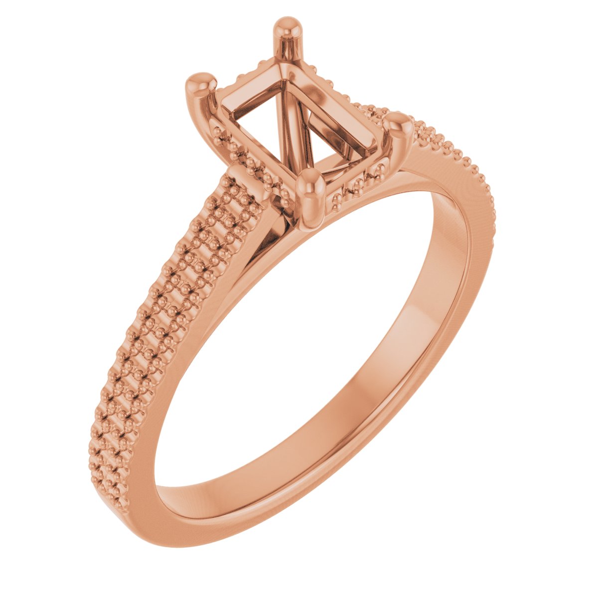 Hidden Halo-Style Engagement Ring