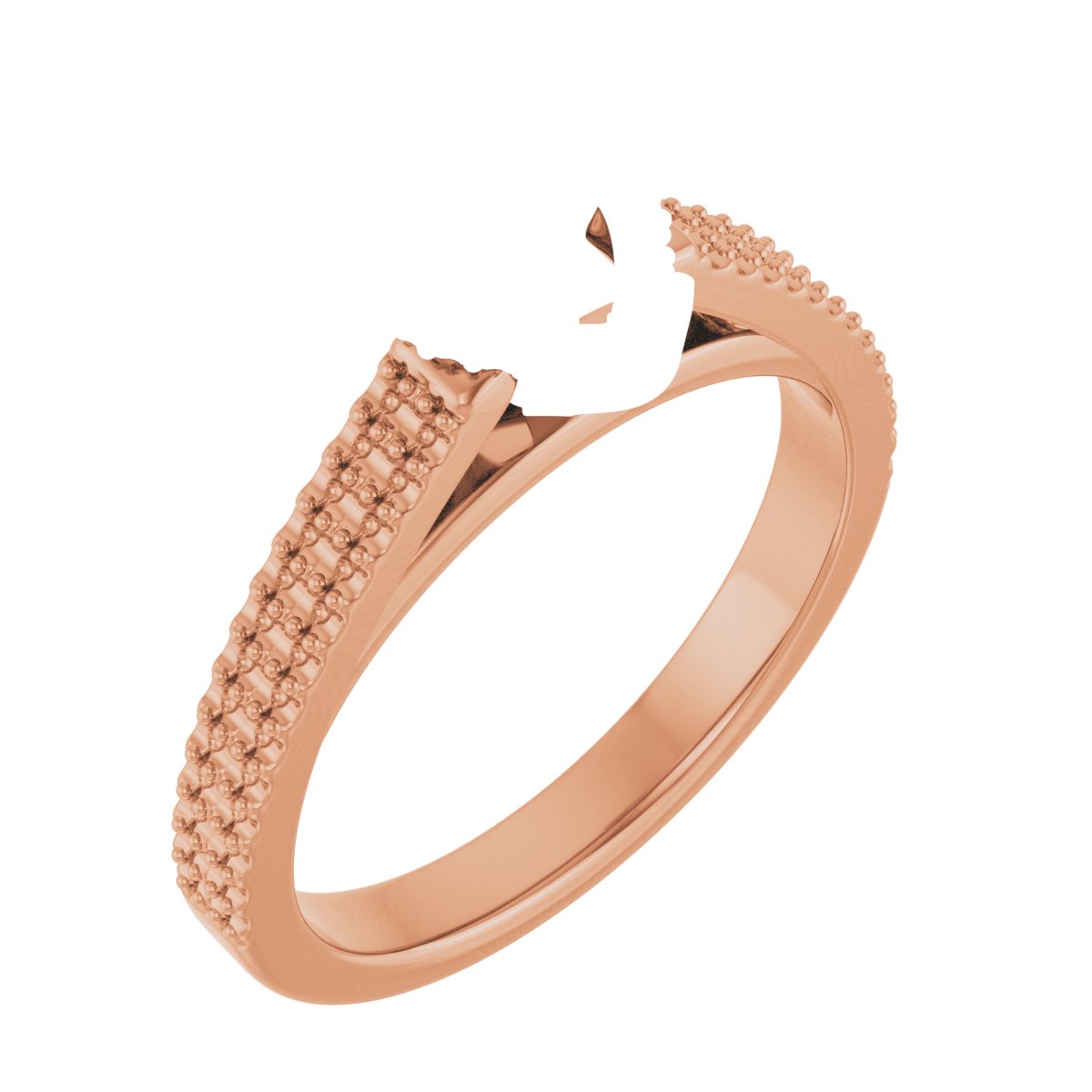 Hidden Halo-Style Engagement Ring