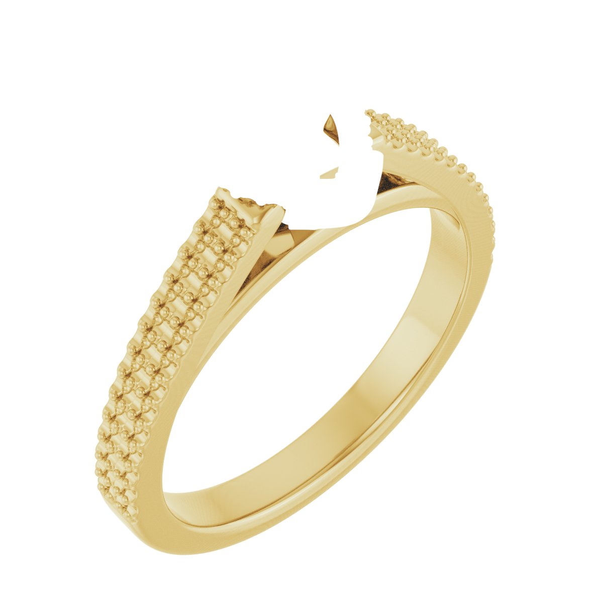 Hidden Halo-Style Engagement Ring