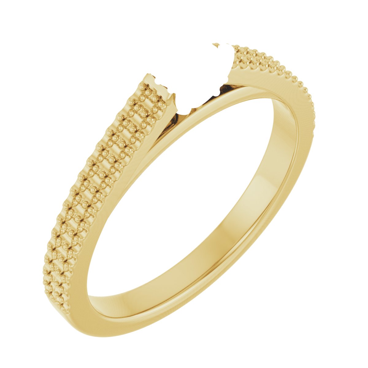 Hidden Halo-Style Engagement Ring