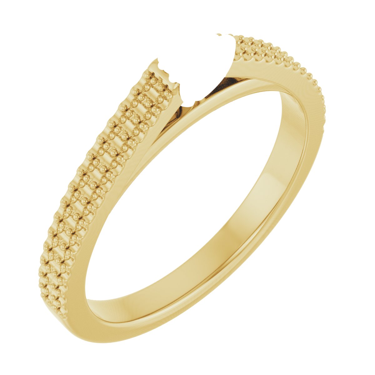 Hidden Halo-Style Engagement Ring