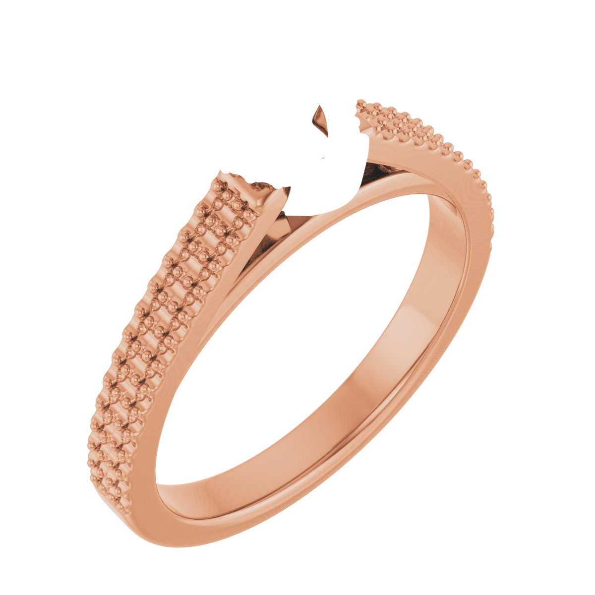 Hidden Halo-Style Engagement Ring