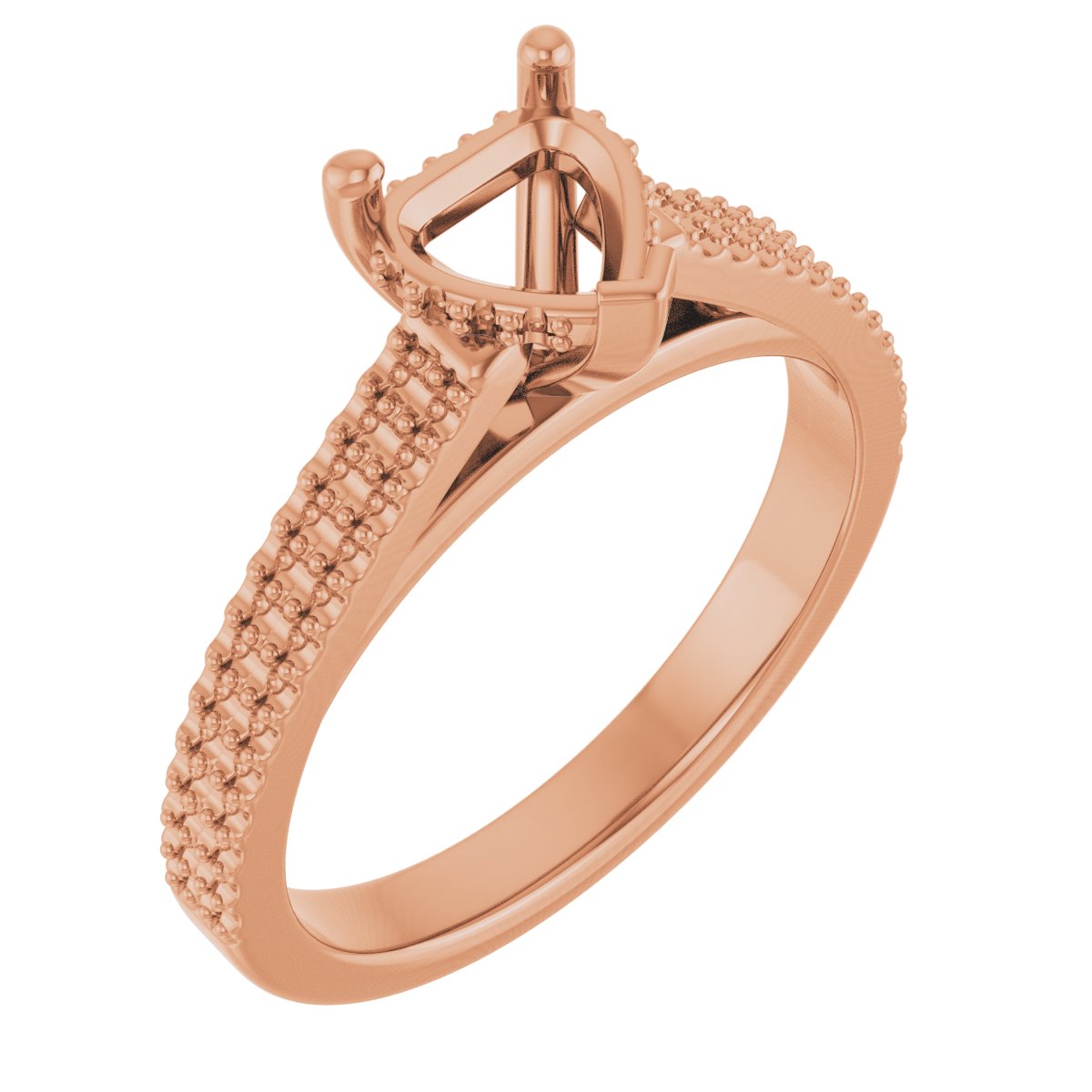 Hidden Halo-Style Engagement Ring